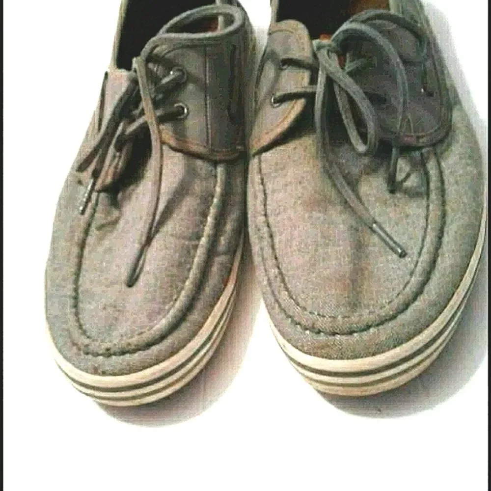 Aldo Tancredo Light Gray Preppy Everyday Boardwalk Boat Shoes 11